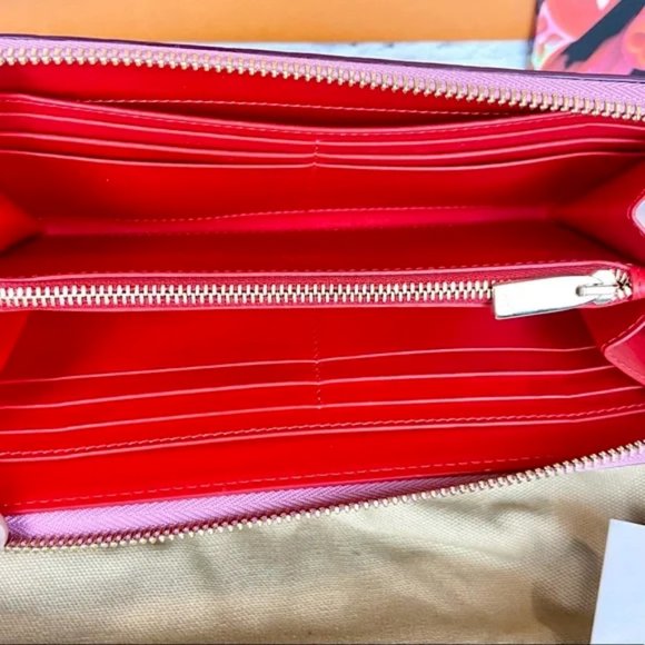 SOLD ⭐️Christian Louboutin pink patent leather long zippy zip around wallet w… - Picture 5 of 16